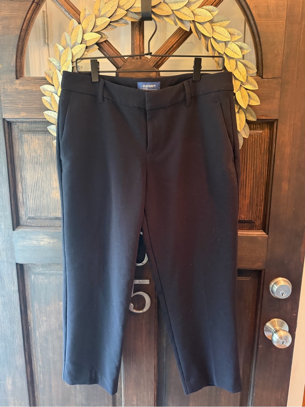 Old Navy Black Cropped Dress Pants for Women